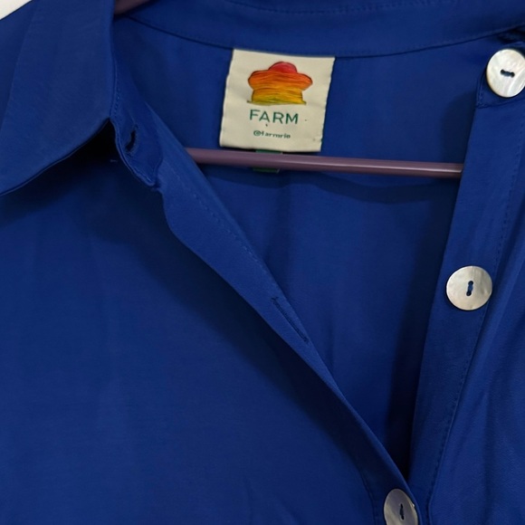 FARM Rio Blue Longsleeve Beaded Dress - Picture 4 of 4